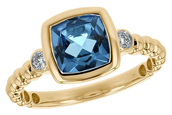 A243-75057: LDS RG 1.57 BLUE TOPAZ 1.65 TGW