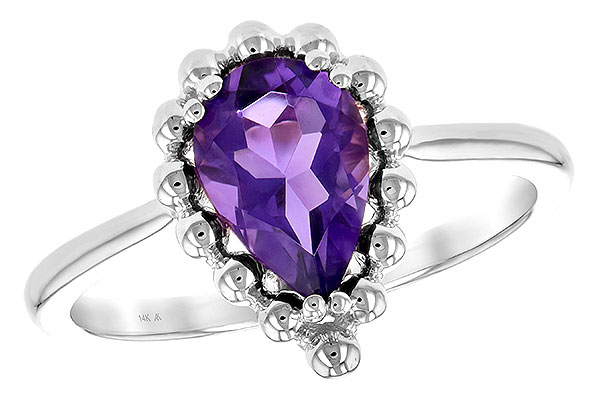 A243-76884: LDS RING 1.06 CT AMETHYST