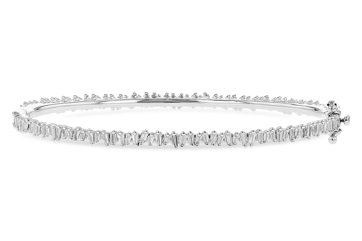 A327-37775: BANGLE .75 TW BAGUETTE DIAS
