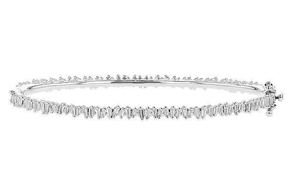 A327-37775: BANGLE .75 TW BAGUETTE DIAS