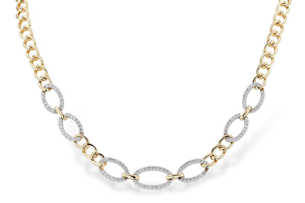 A328-29584: NECKLACE 1.12 TW (17")(INCLUDES BAR LINKS)