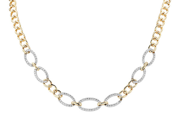 A328-29584: NECKLACE 1.12 TW (17")(INCLUDES BAR LINKS)