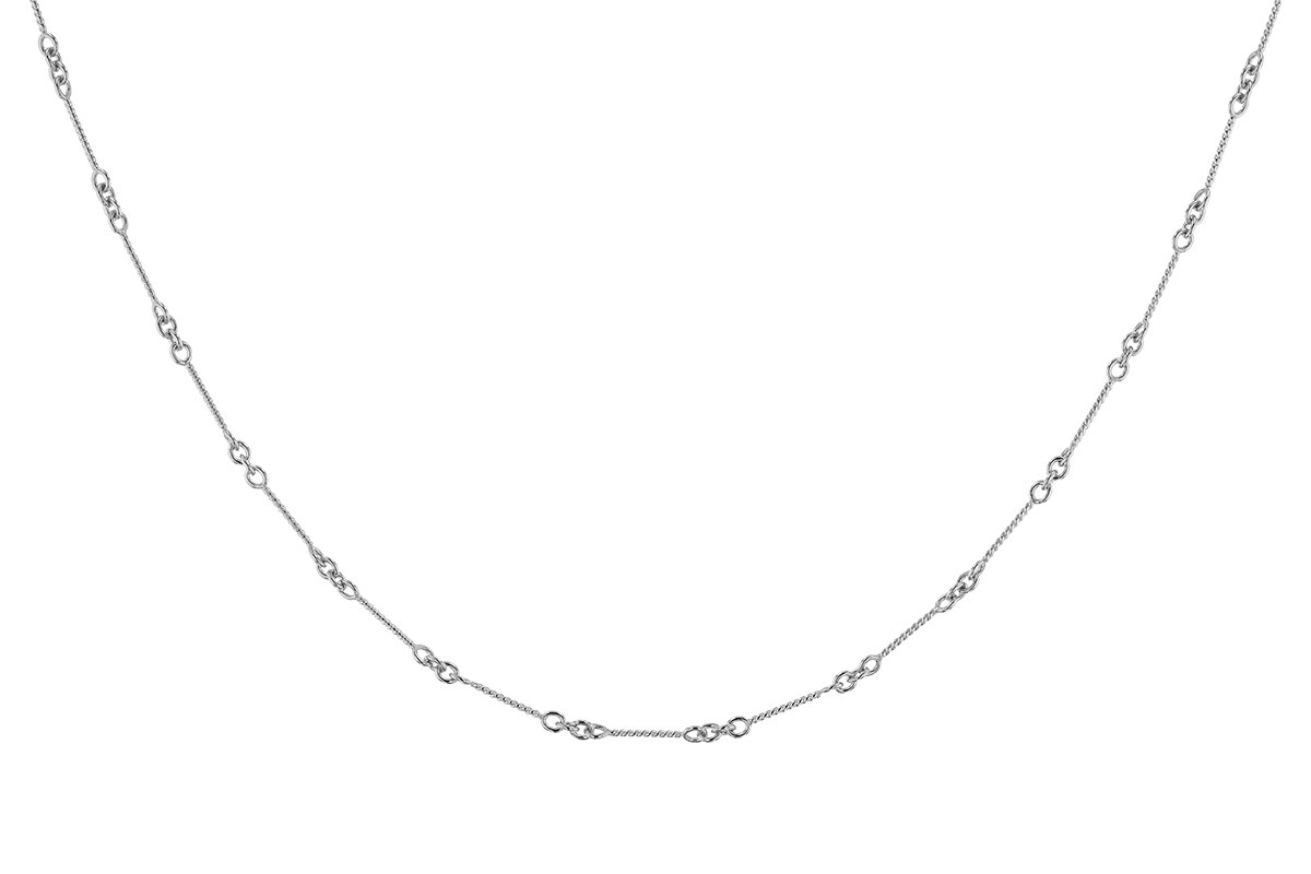 A329-18648: TWIST CHAIN (7IN, 0.8MM, 14KT, LOBSTER CLASP)