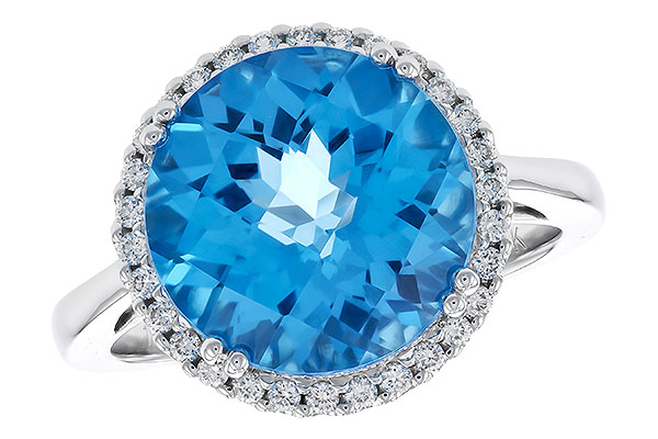 A329-21420: LDS RG 7.20 BLUE TOPAZ 7.42 TGW