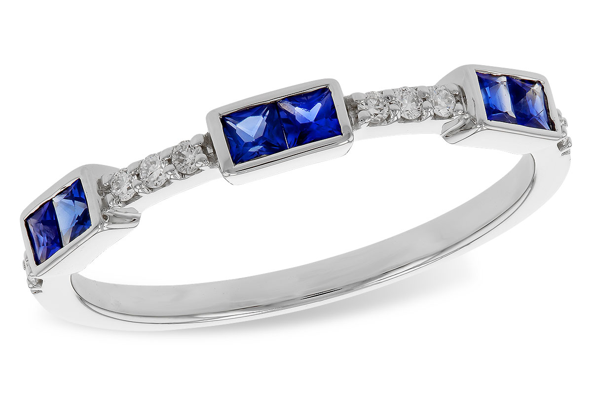 A329-22357: LDS WED RG .36 SAPPHIRE .43 TGW