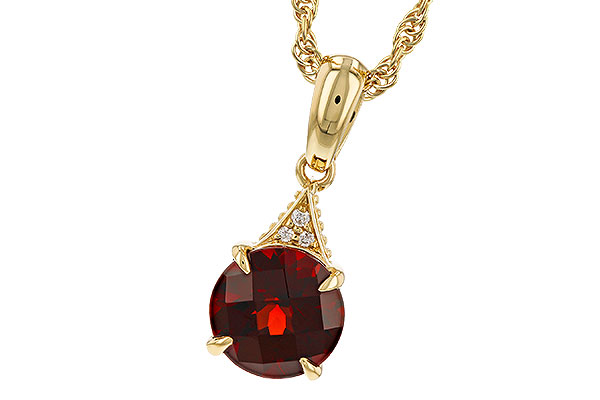 A329-25020: NECK 1.46 GARNET 1.47 TGW (7MM RD)