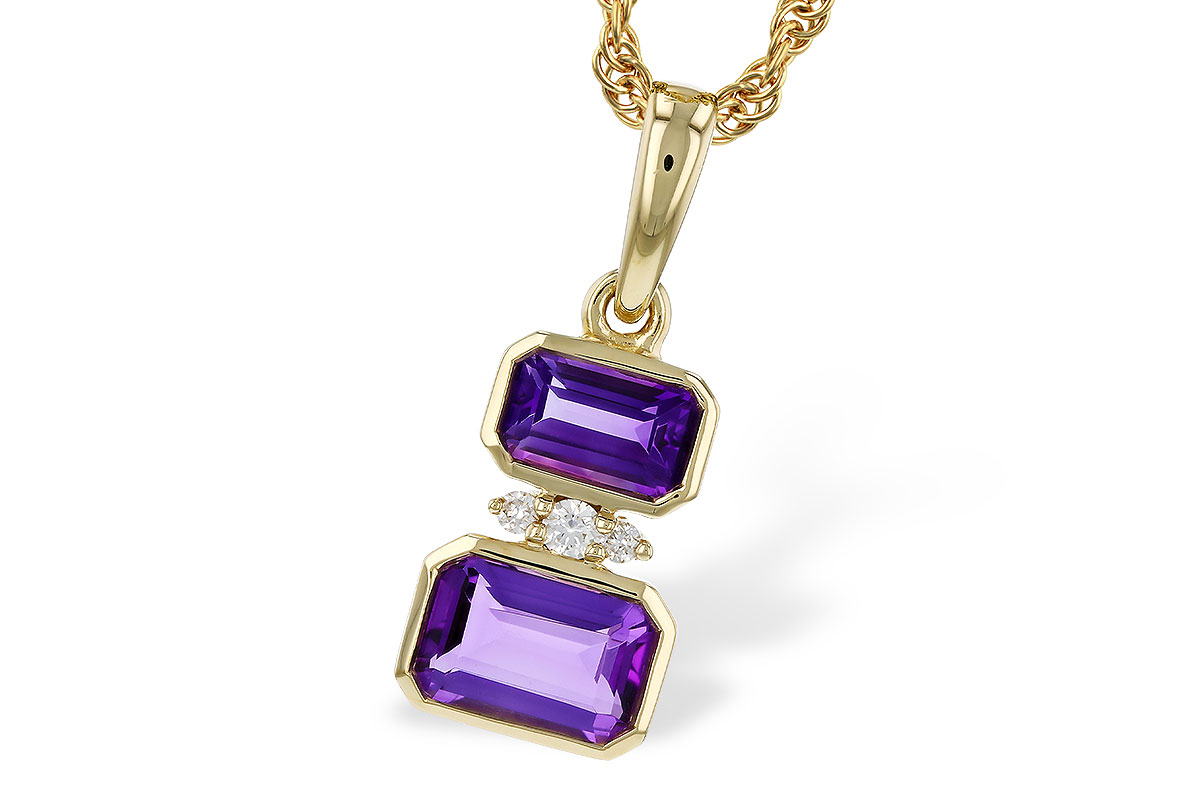 A329-26848: NECK .72 TW AMETHYST .75 TGW