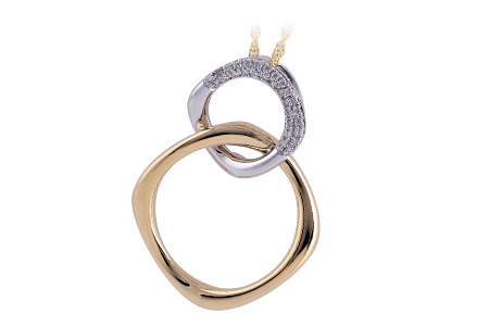 B239-20484: NECKLACE .14 TW