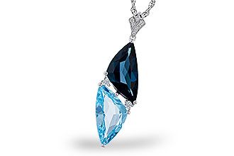 B329-20502: NECK 6.87 BLUE TOPAZ 6.97 TGW