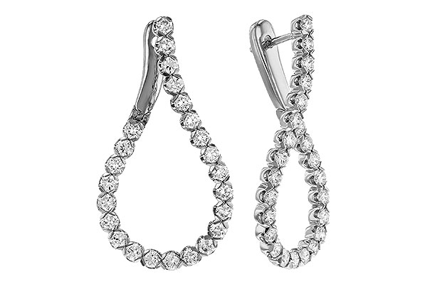 B329-25057: EARRINGS 2.00 TW