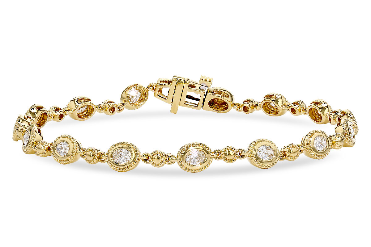B329-25984: BRACELET 1.25 TW OVAL DIAS (7")