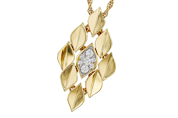 B330-09602: NECKLACE .15 TW