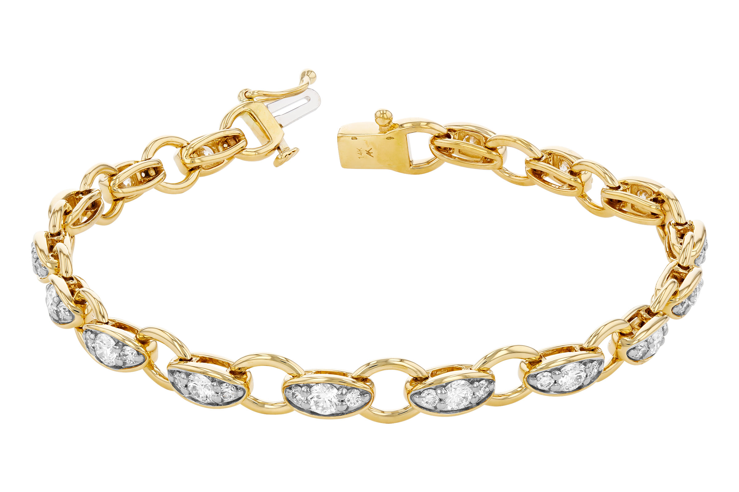 B330-10529: BRACELET 2.20 TW (7")