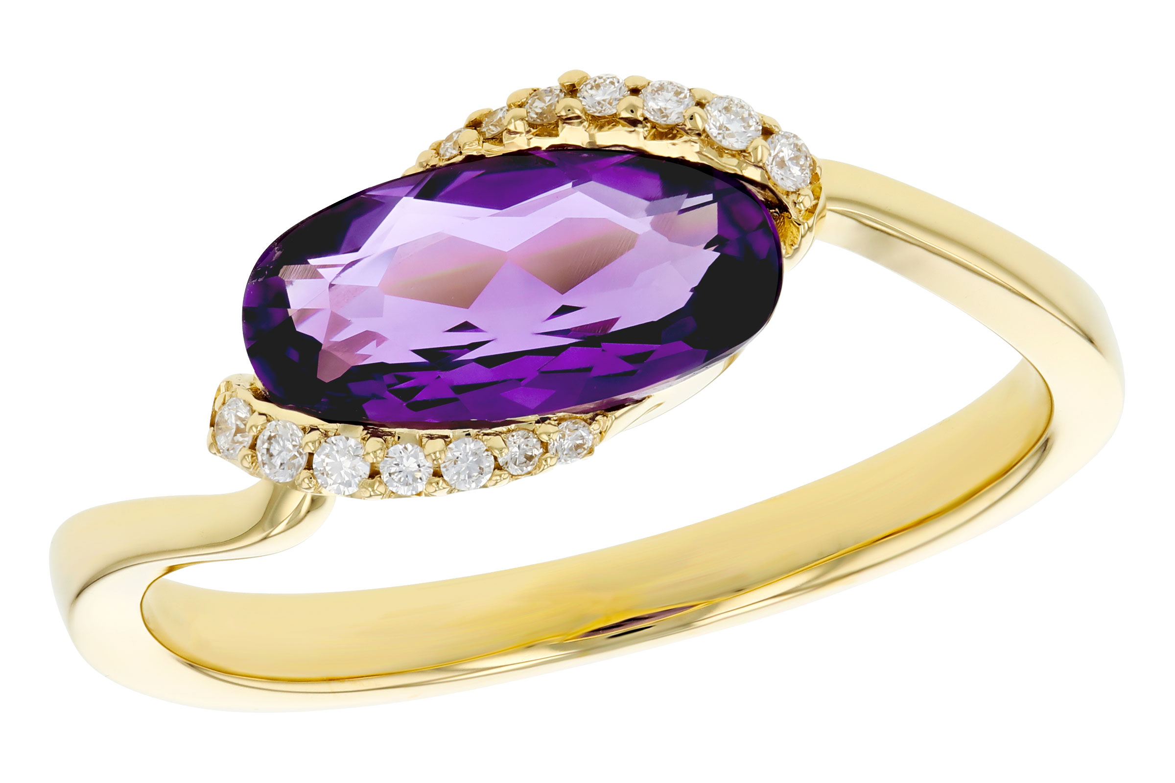 B330-11411: LDS RG 1.07 TW AMETHYST 1.13 TGW (10x5MM AMY)