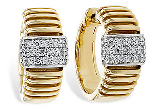 C329-19593: EARRINGS .23 TW