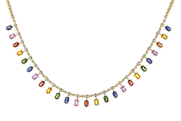 C329-22293: NECK 6.75 MULTI-COLOR SAPP 7.21 TGW (17.25")