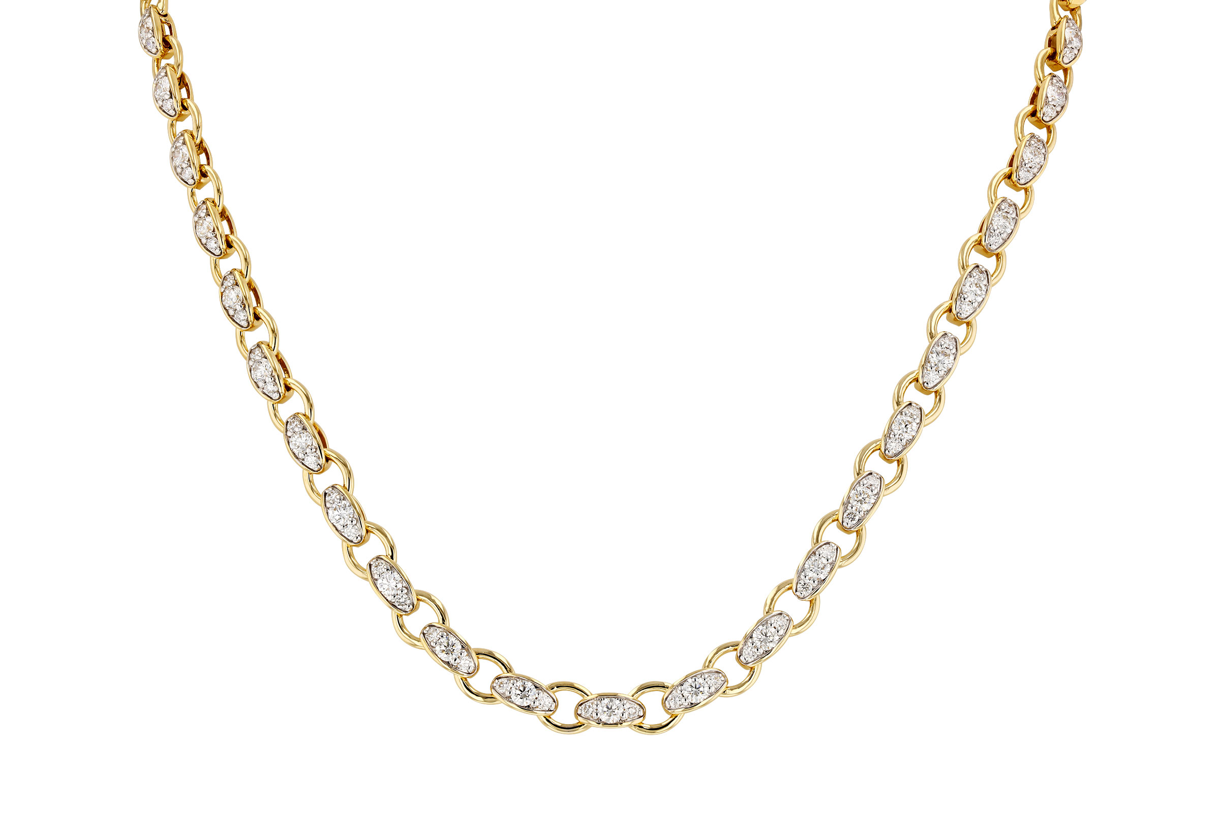 C330-11375: NECKLACE 3.18 TW (17.25")