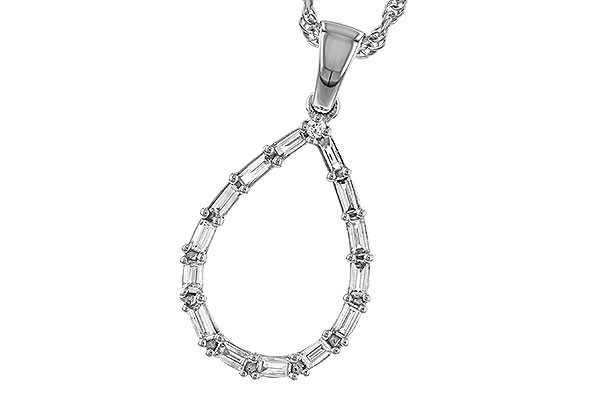 D329-24111: NECKLACE .27 BAG .28 TW