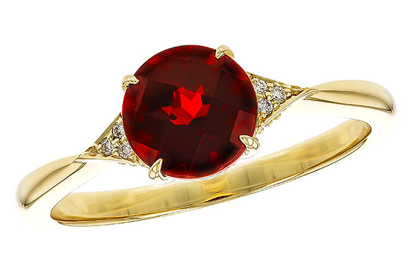 D329-25020: LDS RG 1.46 GARNET 1.48 TGW (7MM RD)