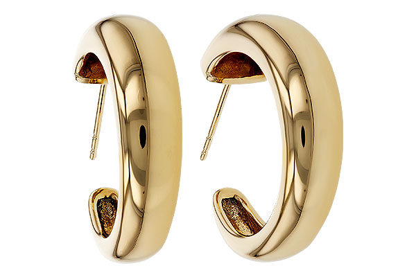 D329-25929: GOLD EARRINGS (20MM)