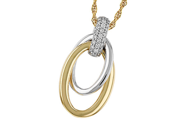 D329-26820: NECKLACE .15 TW