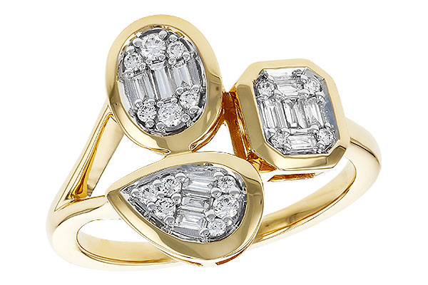 D329-26875: LDS DIA RG .12 TW BAGUETTE .25 TW
