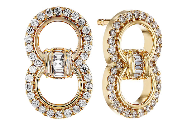 D330-09547: EARRINGS .05 TW BAGS .28 TW