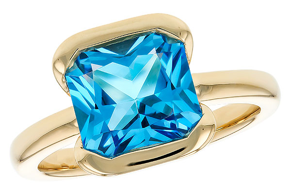 D330-09575: LDS RG 3.50 CT BLUE TOPAZ (9MM BT)