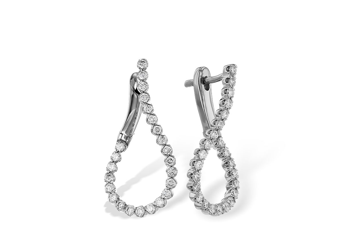 D330-09593: EARRINGS .50 TW