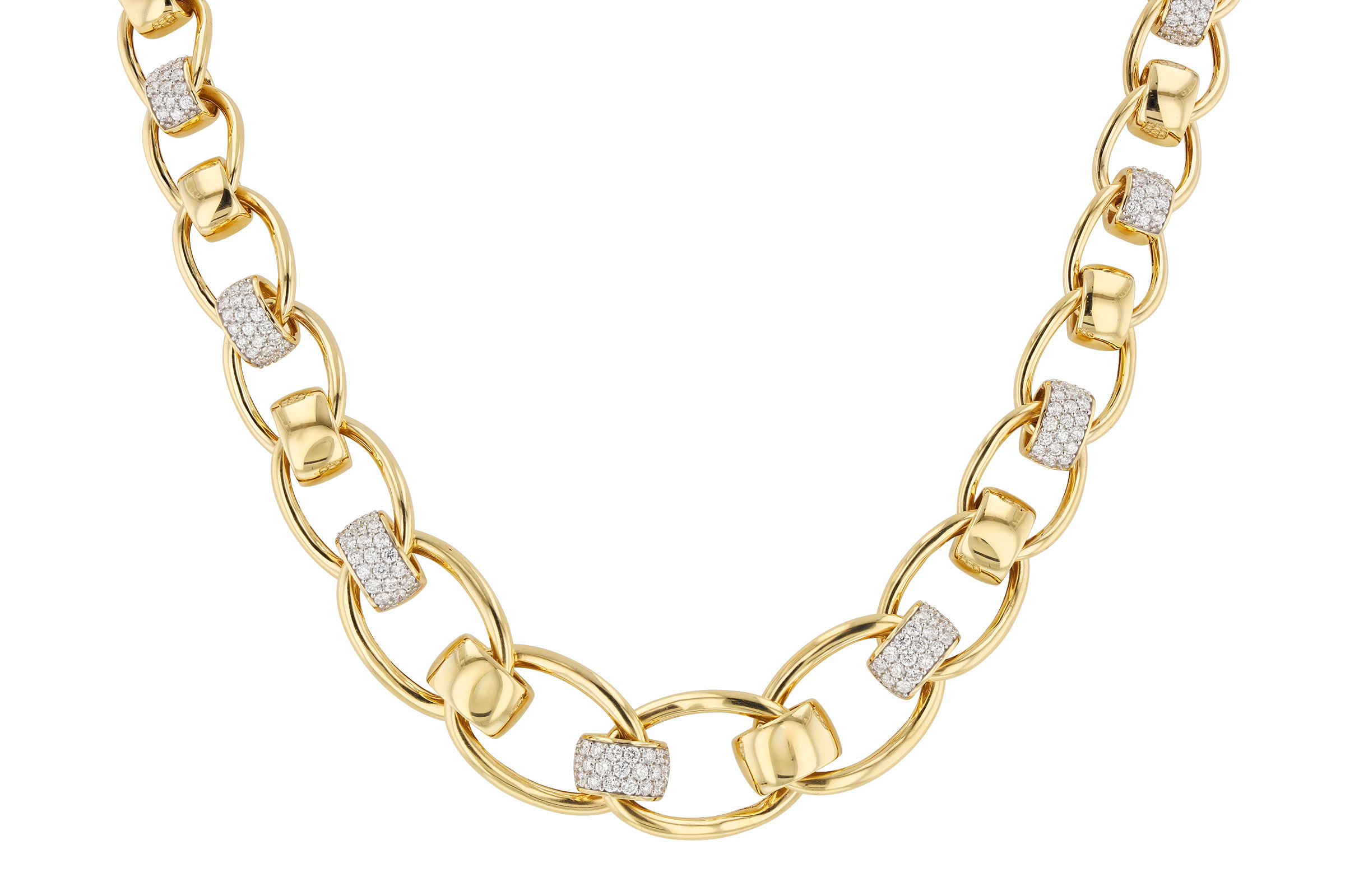 D330-11438: NECKLACE 2.00 TW (17")