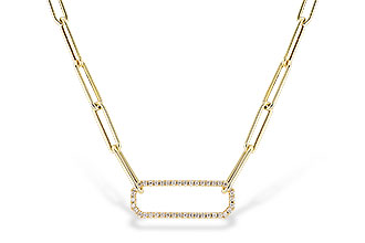 E328-27811: NECKLACE .50 TW (17 INCHES)