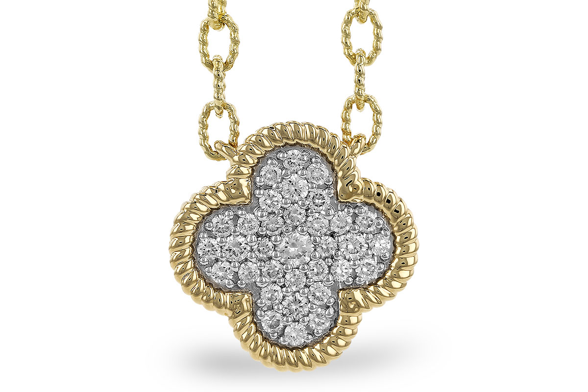 E328-35956: NECKLACE .32 TW (18")