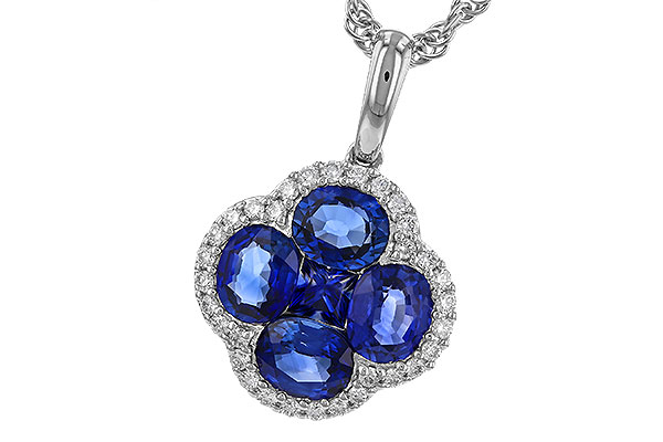 E329-19629: NECKLACE 1.72 SAPPHIRE 1.87 TGW