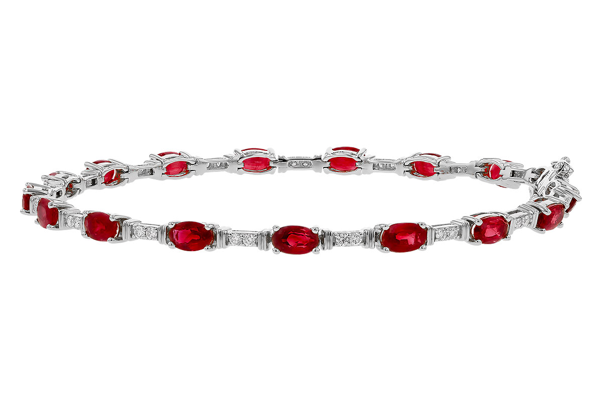 E329-20538: BRACELET 4.65 RUBY 4.97 TGW (7")