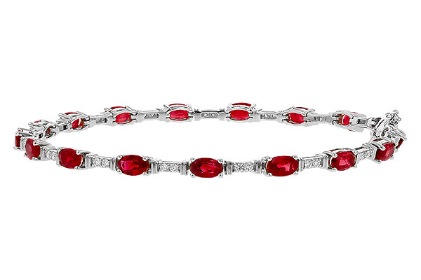 E329-20538: BRACELET 4.65 RUBY 4.97 TGW (7")