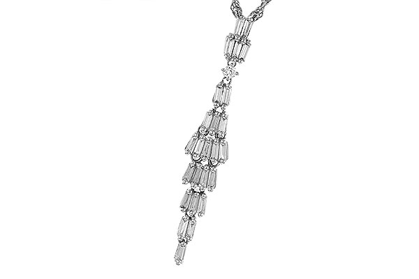 E329-24147: NECKLACE .33 BAG .35 TW