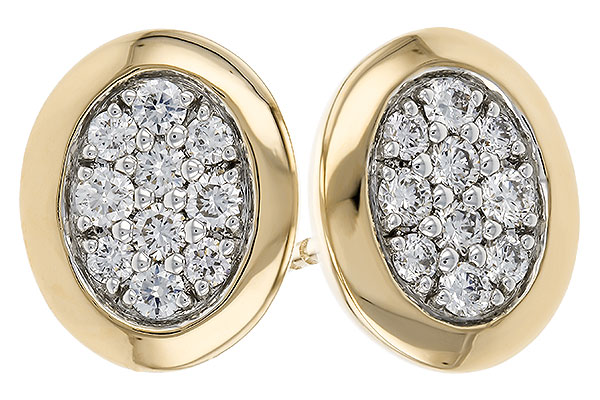 E329-25020: EARRINGS .39 TW