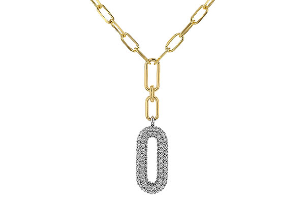E329-25938: NECKLACE .96 TW (18")