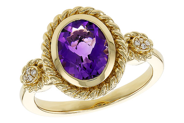 E329-26847: LDS RG 1.38 AMETHYST 1.40 TGW (9x7MM AMY)