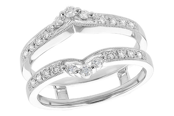 E330-12302: A147-37748 GUARD RG IN PLATINUM .28 TW