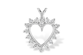 F061-03265: HEART PENDANT .45 TW