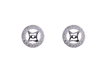 F238-33202: EARRING JACKET .32 TW (FOR 1.50-2.00 CT TW STUDS)