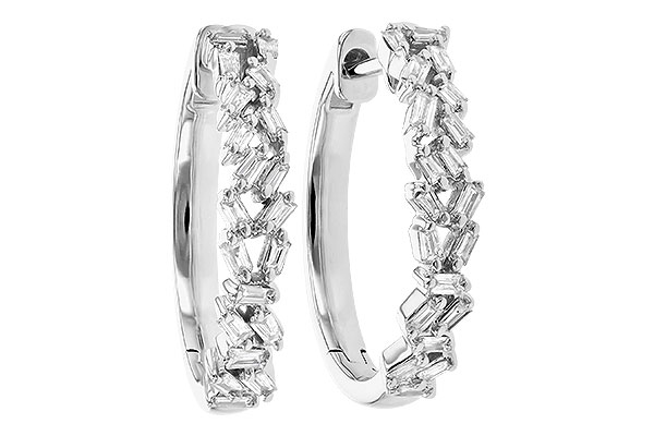F327-39611: EARR .26 TW BAGUETTES