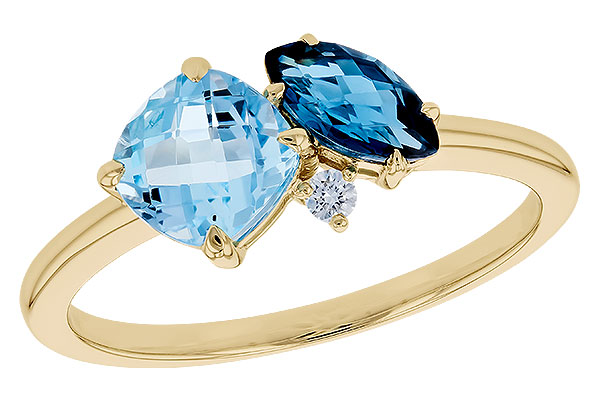 F328-29584: LDS RG 1.49 TW BLUE TOPAZ 1.52 TGW