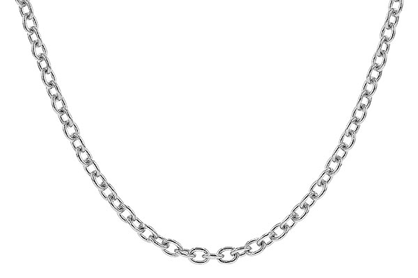 F328-34120: CABLE CHAIN (18", 1.3MM, 14KT, LOBSTER CLASP)