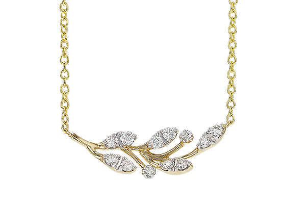 F329-21365: NECKLACE .32 TW (18")