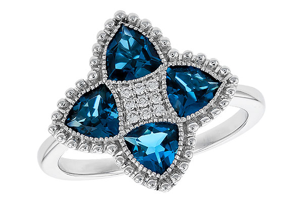 F329-23184: LDS RG 1.62 LONDON BLUE TOPAZ 1.66 TGW