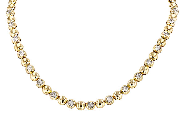F329-23265: NECKLACE .87 TW (17")