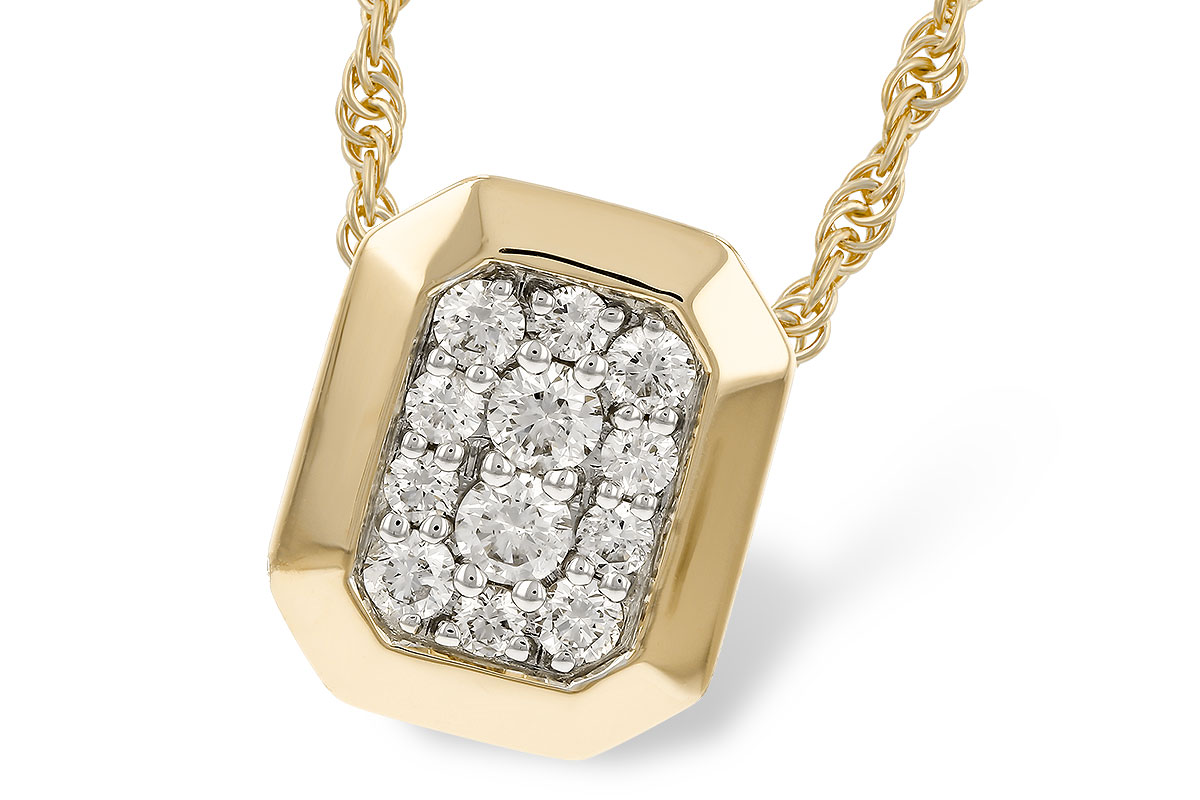 F329-25011: NECKLACE .25 TW