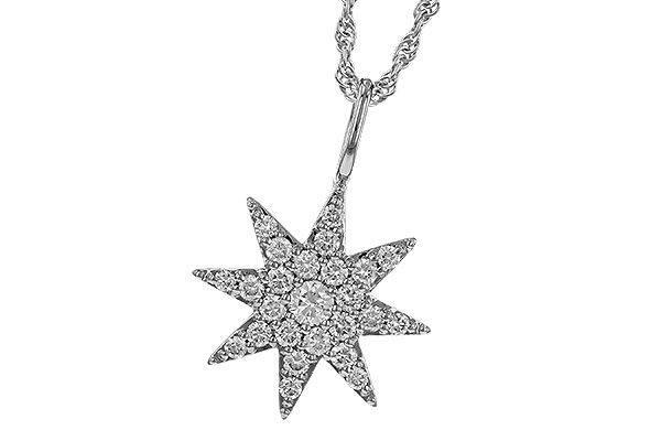 F329-25038: NECKLACE .48 TW